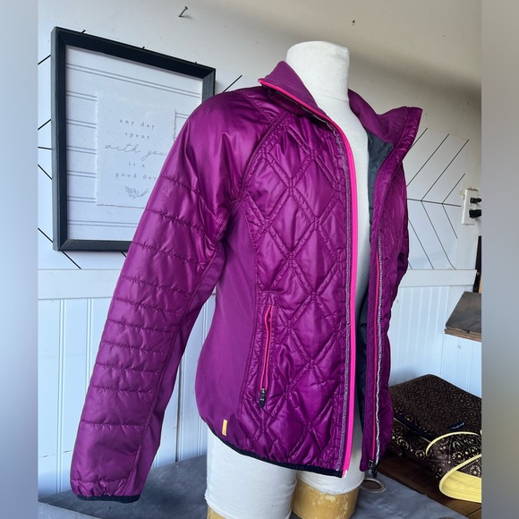 Lole Lightweight Puffer Jacket Purple Size M - Picture 2 of 7